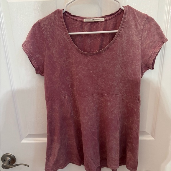 Peruvian Connection Tops - Peruvian Connection Dusty Rose Short Sleeve Tee